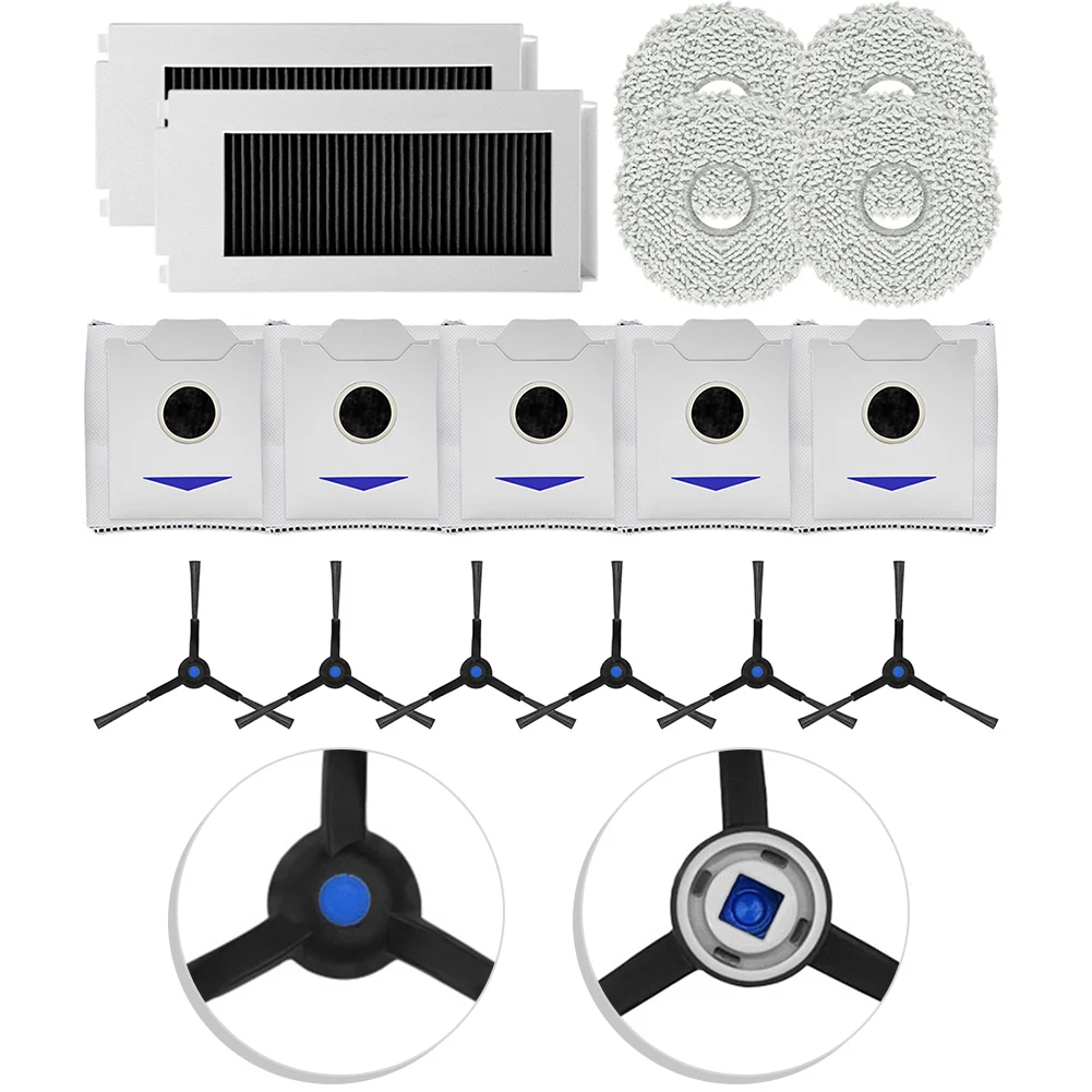 Фильтр-швабра мешок для пыли боковая щетка Ecovacs Deebot N30 OMNI аксессуары пылесоса