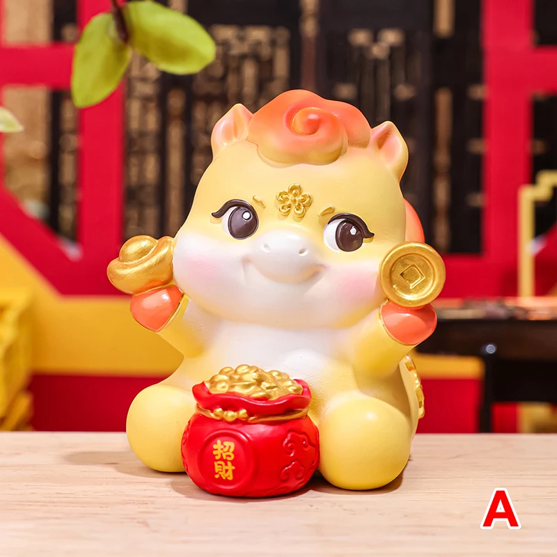 

Кукла-талисман лошадь 2026 года пластик