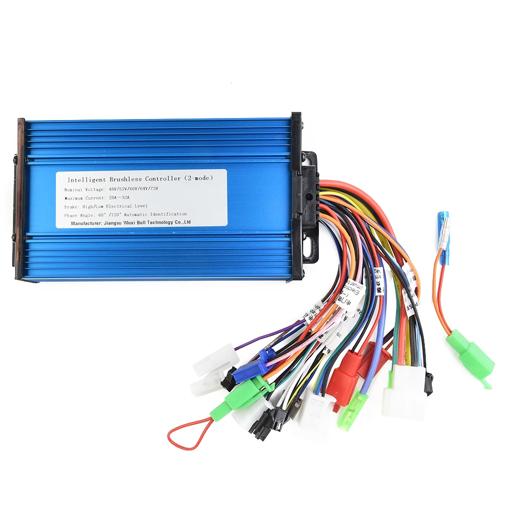 

Electric Bicycle Intelligent Dual-Modes Controller 48V 60V 1800W Lead-Acid Lithium Battery E-bike Brushless DC Motor Controller