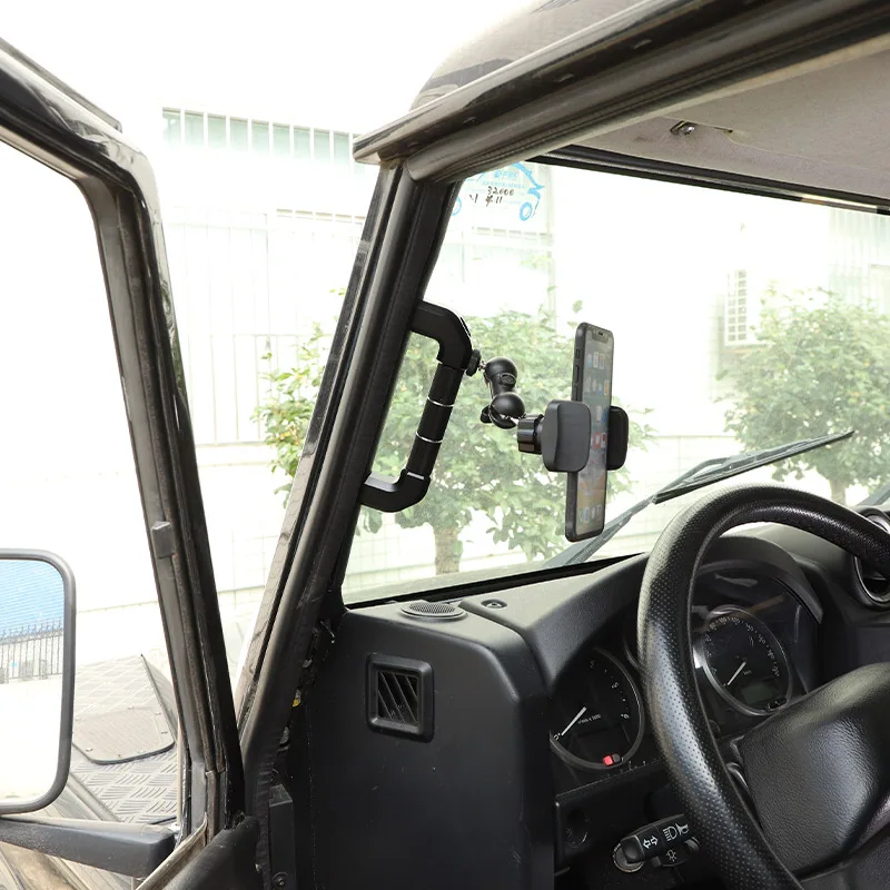Автомобильный держатель для телефона из алюминиевого сплава для Land Rover Defender 90 110 130 2004-2018 (art.: 3920c10fd99db) - 3920c10fd99db