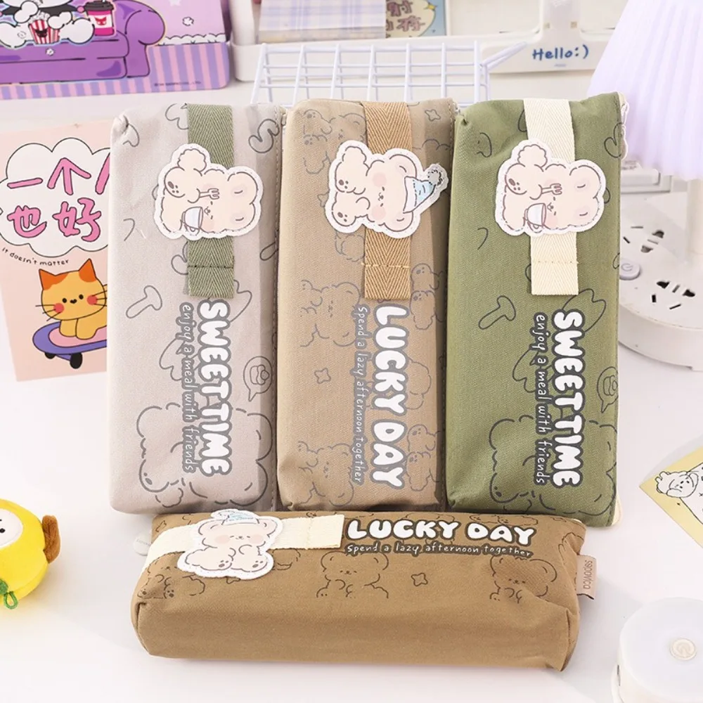 Новинка сумка для ручек случайного цвета большая емкость подарок студентов