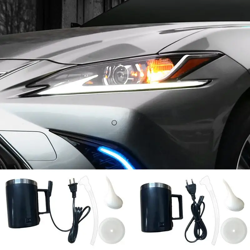 Распылительная чашка с подогревом инструмент для ремонта автомобильных фар