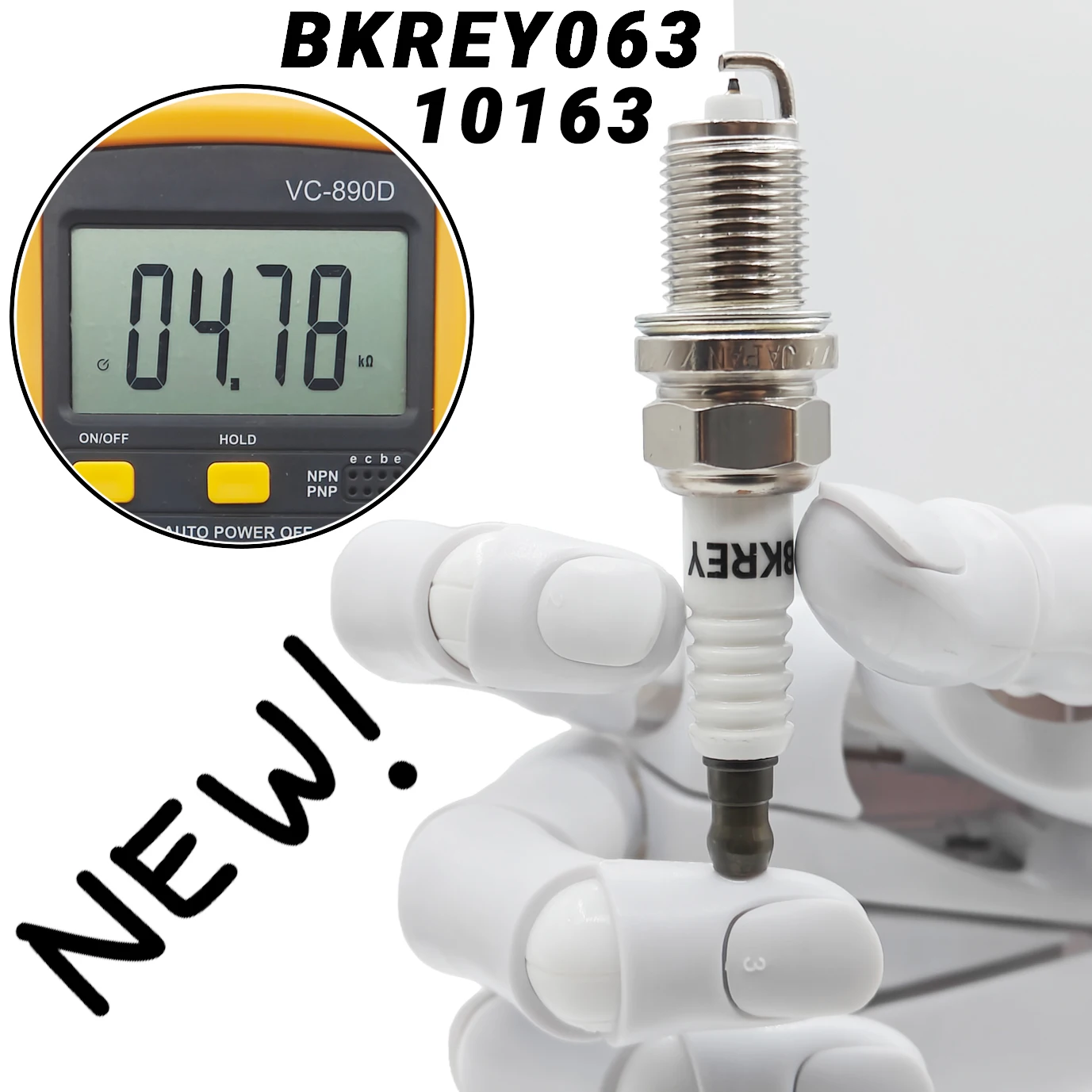 Фото 4/20pcs 101000063AA PFR6Q Platinum Spark Plug For Audi A3 A4 A6 1.8 Skoda Superb VW Celica Chevorlet For BKREY063 10163 RC8PYP №2