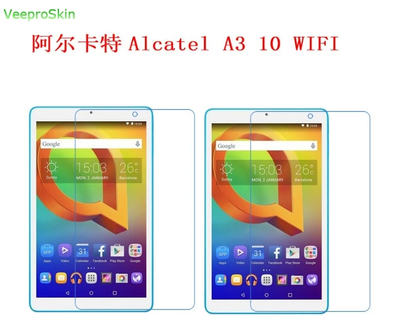 2 шт./лот для Alcatel A3 10 &quotLTE Wi-Fi 3G версия HD Высокая прозрачная защитная пленка экрана