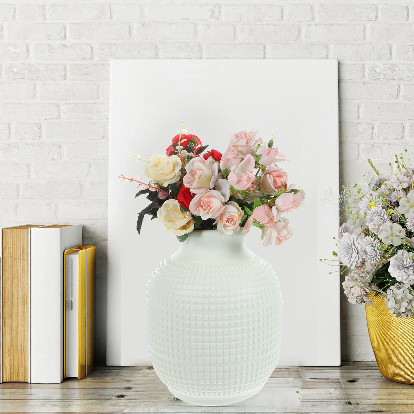 

Container Table Centerpiece Vase Small Flower Vases Centerpieces Wedding Decorations Modern Home Dining Branch Plastic Crafts