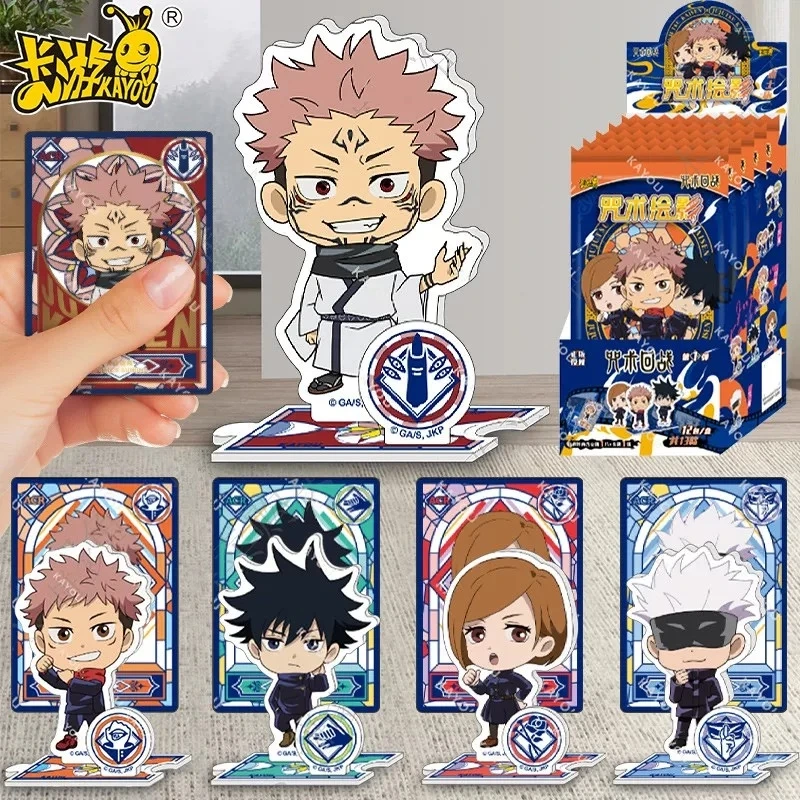 Оригинальный Kayou Jujutsu Kaisen Satoru Gojo Fushiguro Megumi Itadori Yuji стоячие тарелки Warlock Edition аниме