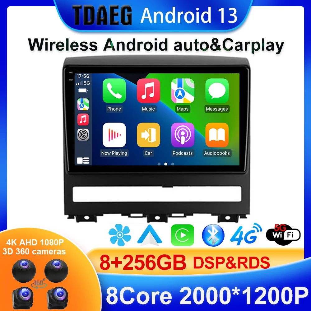 

Автомагнитола 2 din, 8 + 256 ГГц, Android 13, для Fiat Peron 9 2009 Idea 2011-2014, радио, мультимедийный видеоплеер, навигация GPS, Android No 2 din