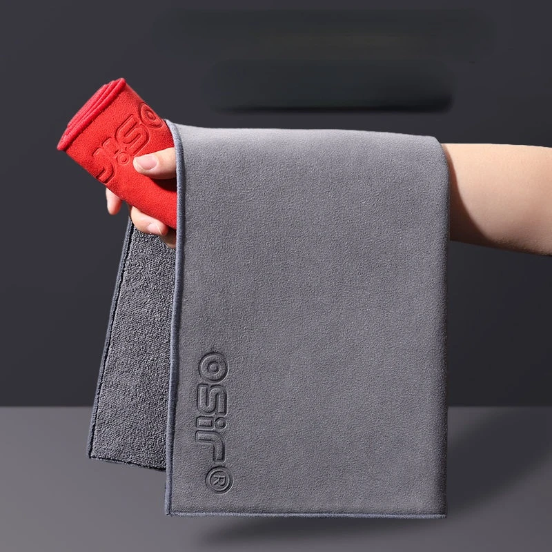 

Car Wash Towel Wiping Cloth Thickened Absorbent Lint-free Car Interior Cleaning Suede Rag Supplies