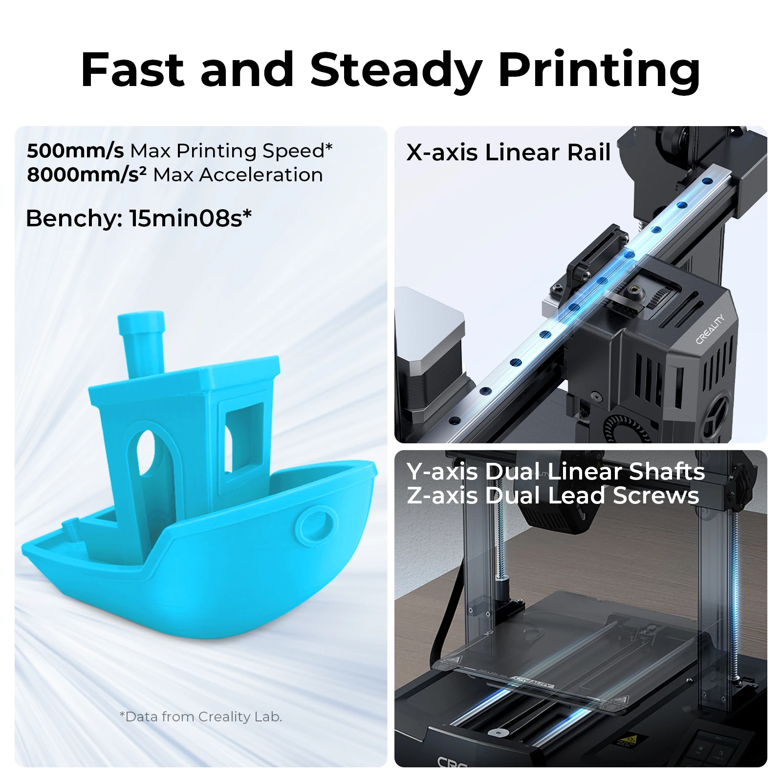 3D-принтер Creality Ender 3 V3 SE/KE Sprite прямая экструзия 250 мм/с более быстрая скорость