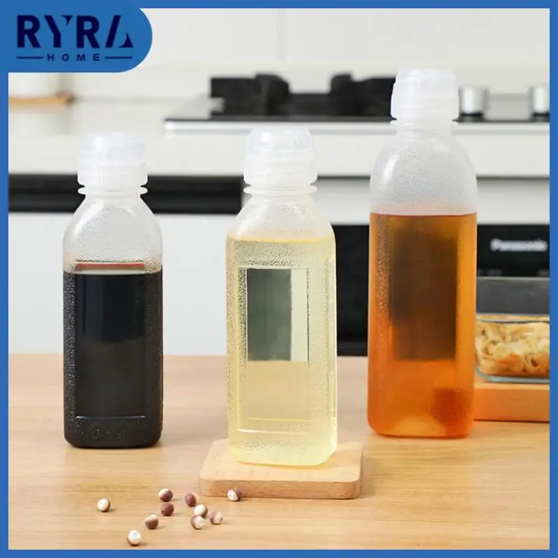 

2/4/5PCS Creative High Quality Sauce Vinegar Olive Dispenser Olive Oil Gravy Condiment Bottles Plastic Squeeze Sauce Bottle
