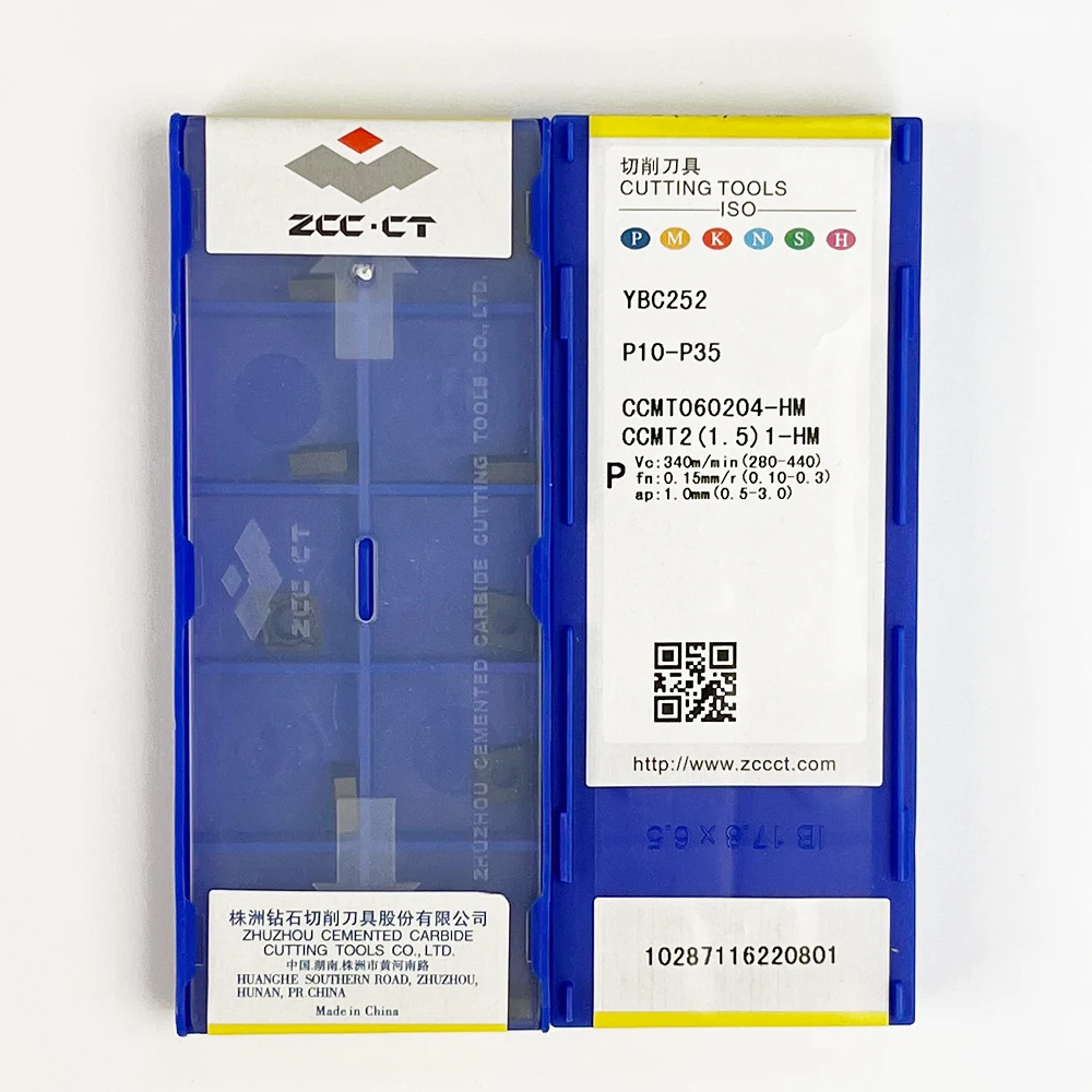 

Жесткая и износостойкая Поворотная вставка с ЧПУ HUAZHICHUN CCMT060204-HM YBC252 CCMT