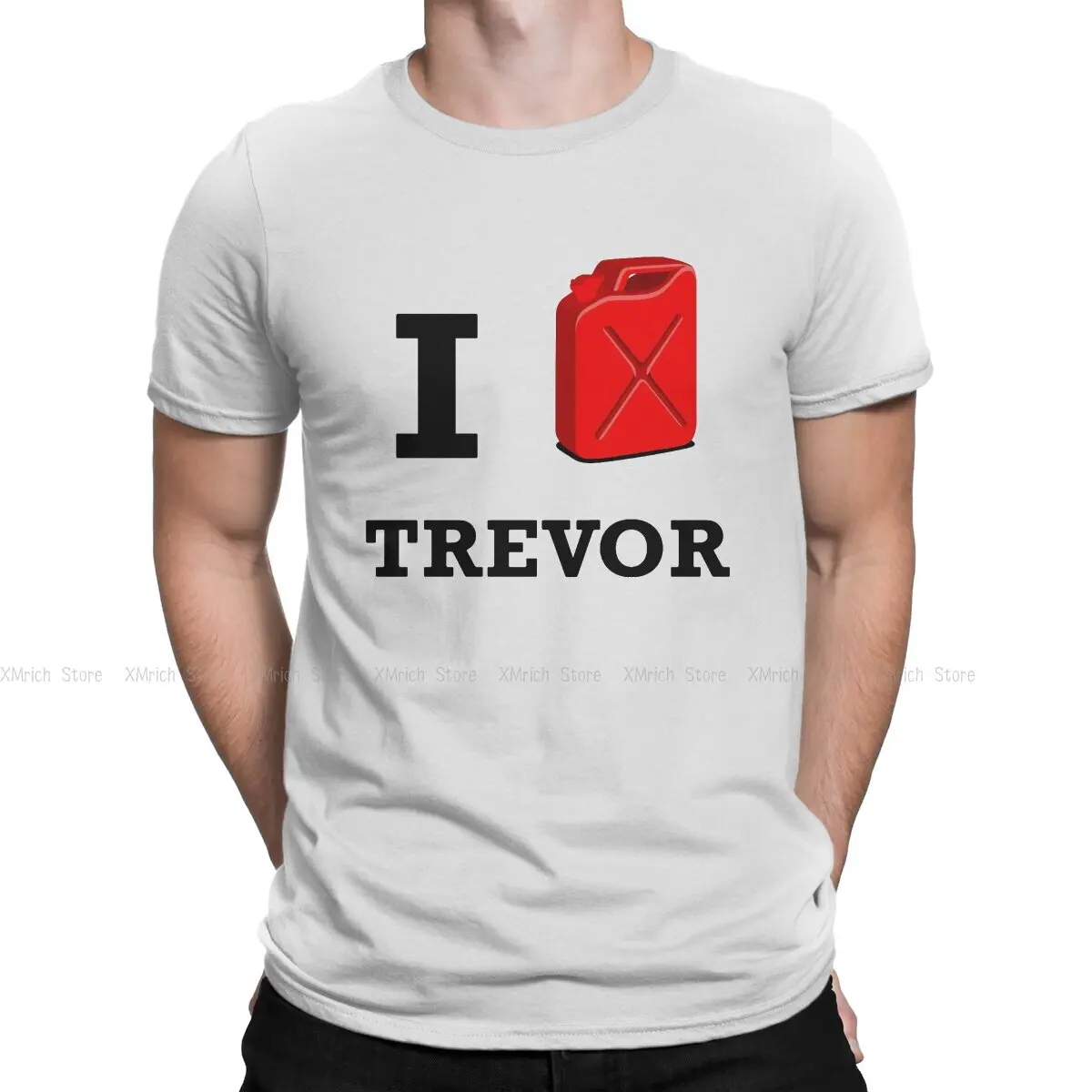 

I Love Trevor Men's T Shirts GTA Grand Theft Auto Game Funny Tee Shirt Short Sleeve Round Collar T-Shirt Cotton Gift Idea Tops