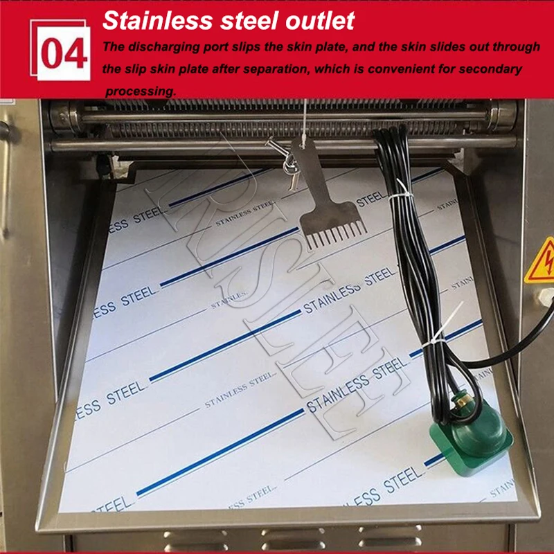 Автоматическая машина для очистки свежей свинины смазки сепаратора кожи