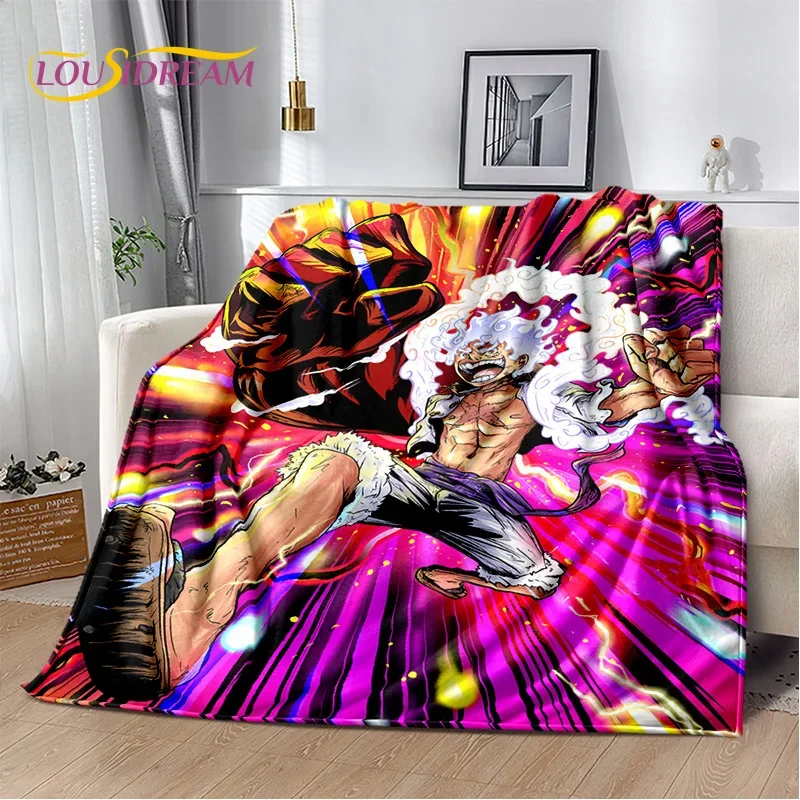 Одеяло фланелевое мягкое в японском стиле для кровати дивана пикника