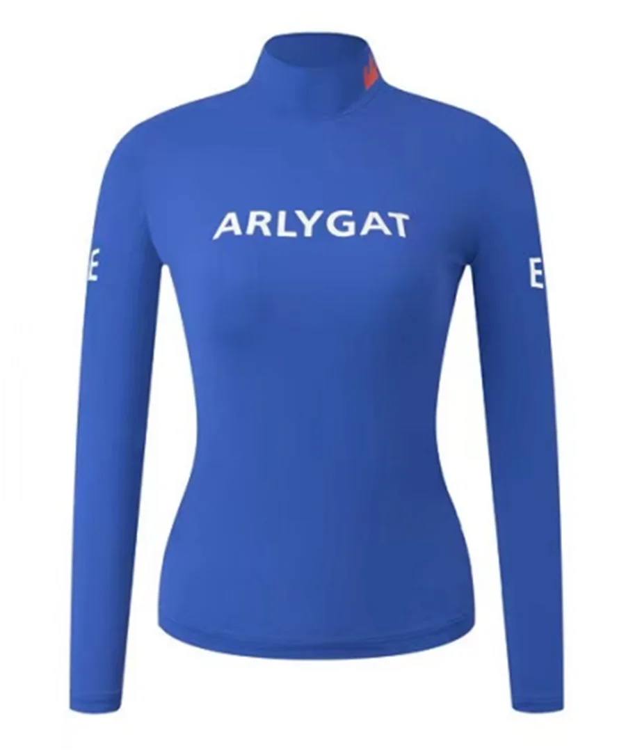 Spring and autumn new golf ladies base coat compatimarklona golf ladies long sleeve fashion slim body sunscreen coat long sleeve