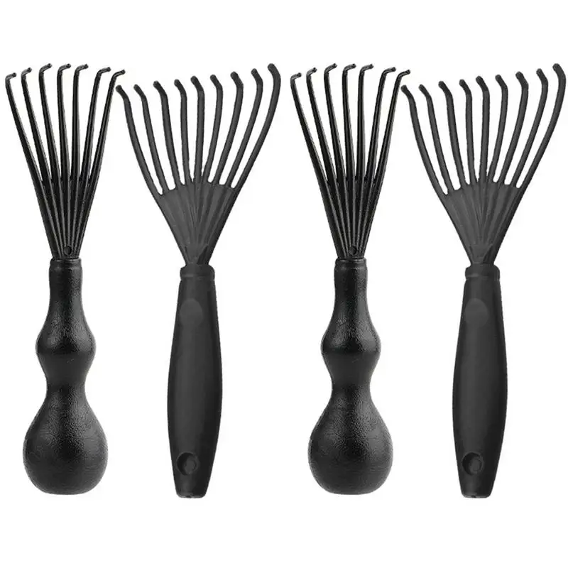

Comb Black Hair Brush Cleaning Rake Tools Airbag Massager Head Remove Dirt Barber Embedded Remover Tool Scalp Shower Pick
