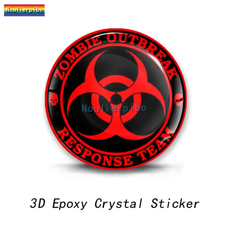 

3D стерео модный эпоксидный купол гибкая автомобильная наклейка зомби-резидент винил для автомобиля мотоцикла офисные принадлежности