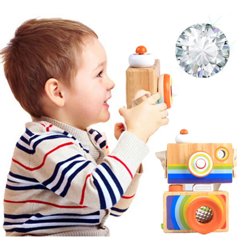 

Cute Wood Camera Toys Clasic Educational Toys For Baby Children Room Decor Birthday Christmas Gifts Kids Play