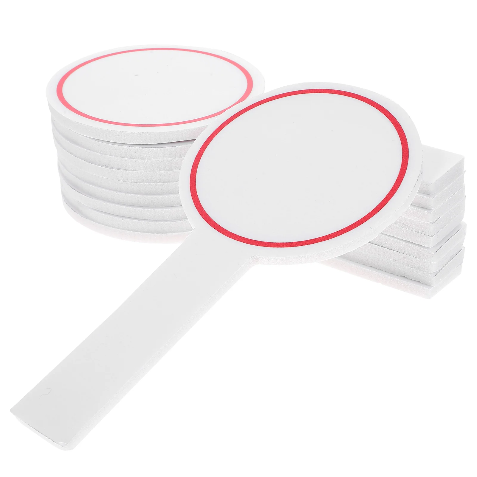 20 шт. портативное белое доска многоразовое весло для ответов записываемое табло