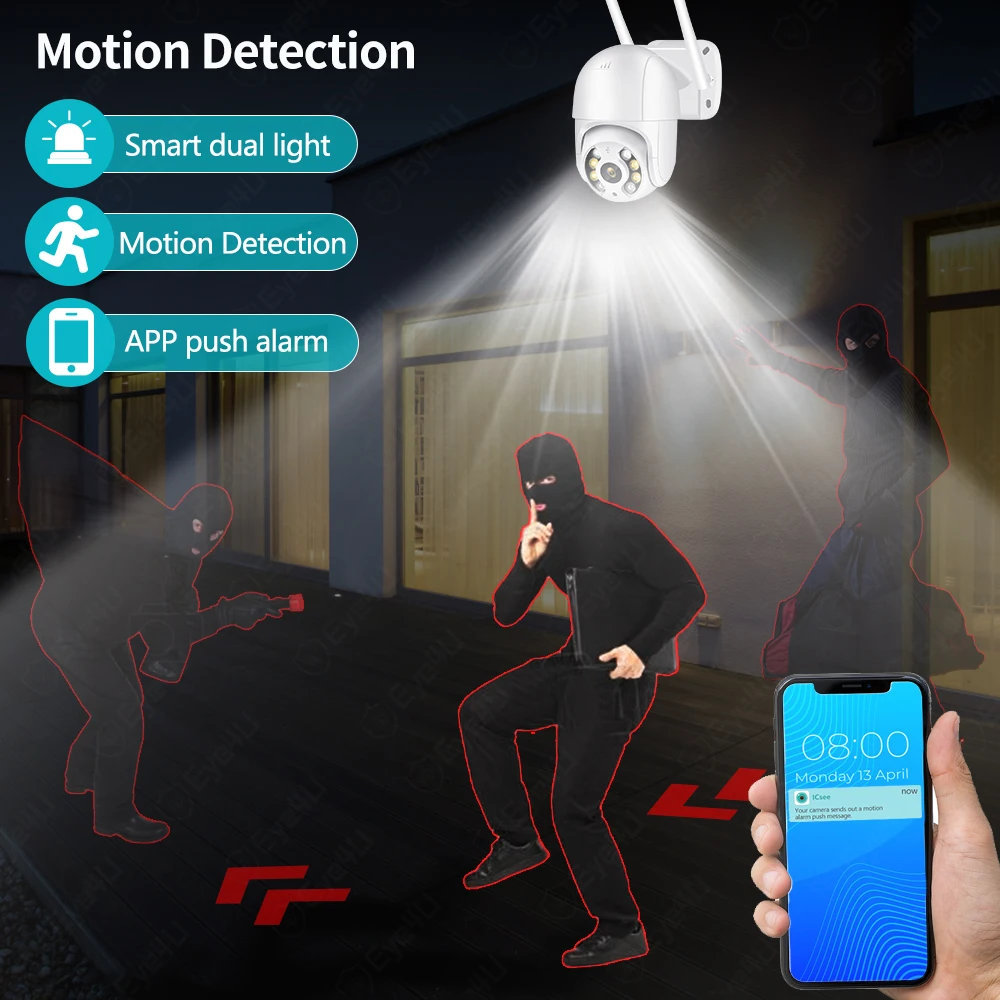 Pаспродажа 4K IP-камера WiFi 8MP FHD Беспроводное видеонаблюдение 5MP Наружная система видеонаблюдения NVR 2MP 4X Zoom PTZ Cam Поддержка Alexa H.265X ICsee Продажа 4K IP-камера WiFi 8MP FHD Беспроводное видеонаблюдение 5MP Наружная система видеонаблюдения NVR 2MP 4X Zoom PTZ Cam Поддержка Alexa H.265X ICsee