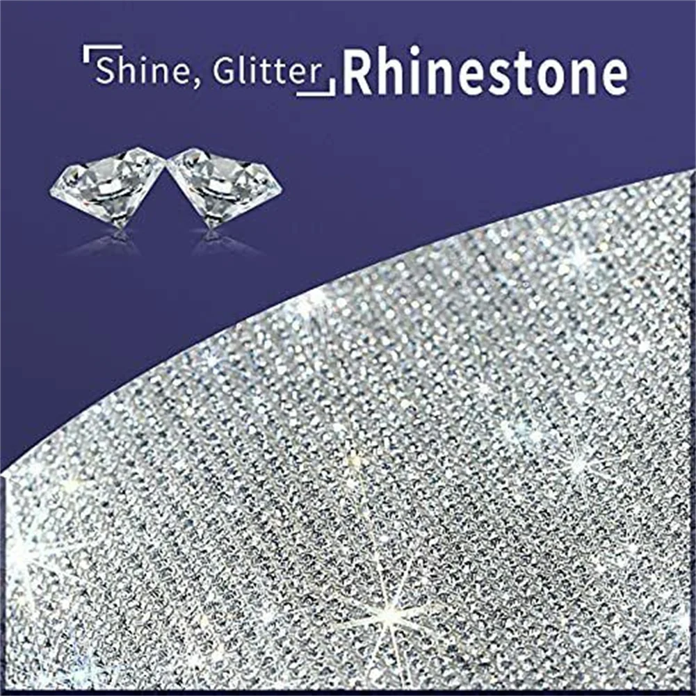 

8PCS Rhinestone Car Door Handle Stickers Bling Car Accessories Crystal Glitter Door Handle Protection Stickers