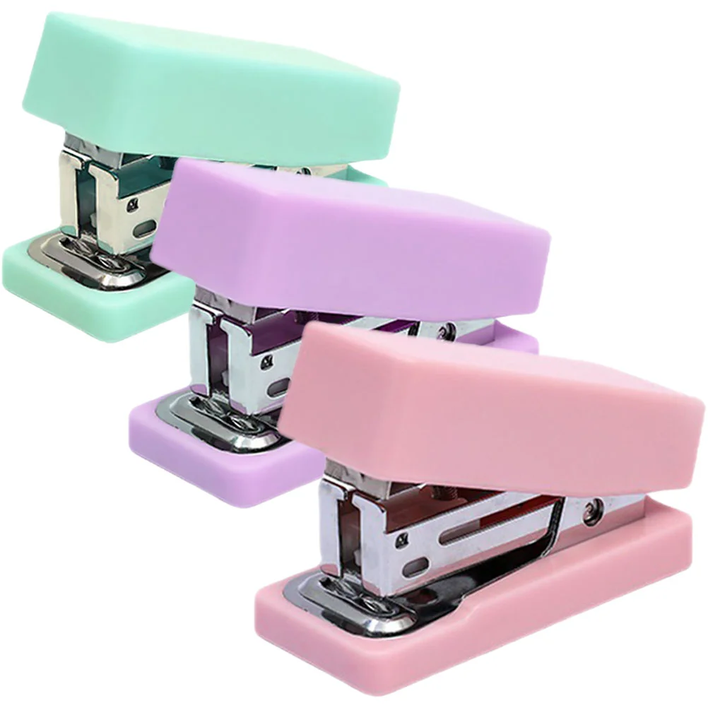 

3Pcs Home Desktop Staplers Stapler For Office Stapler For Classroom Staplers For Desk Office Stapler for Classroom Home Office