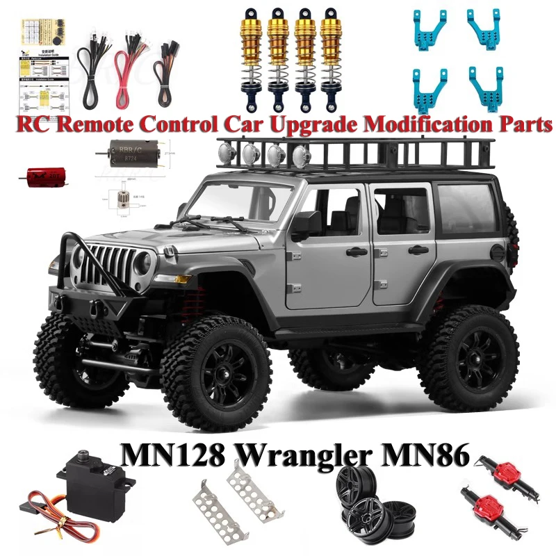 Запасные части для радиоуправляемых автомобилей MN128 Wrangler MN86 Модифицированная