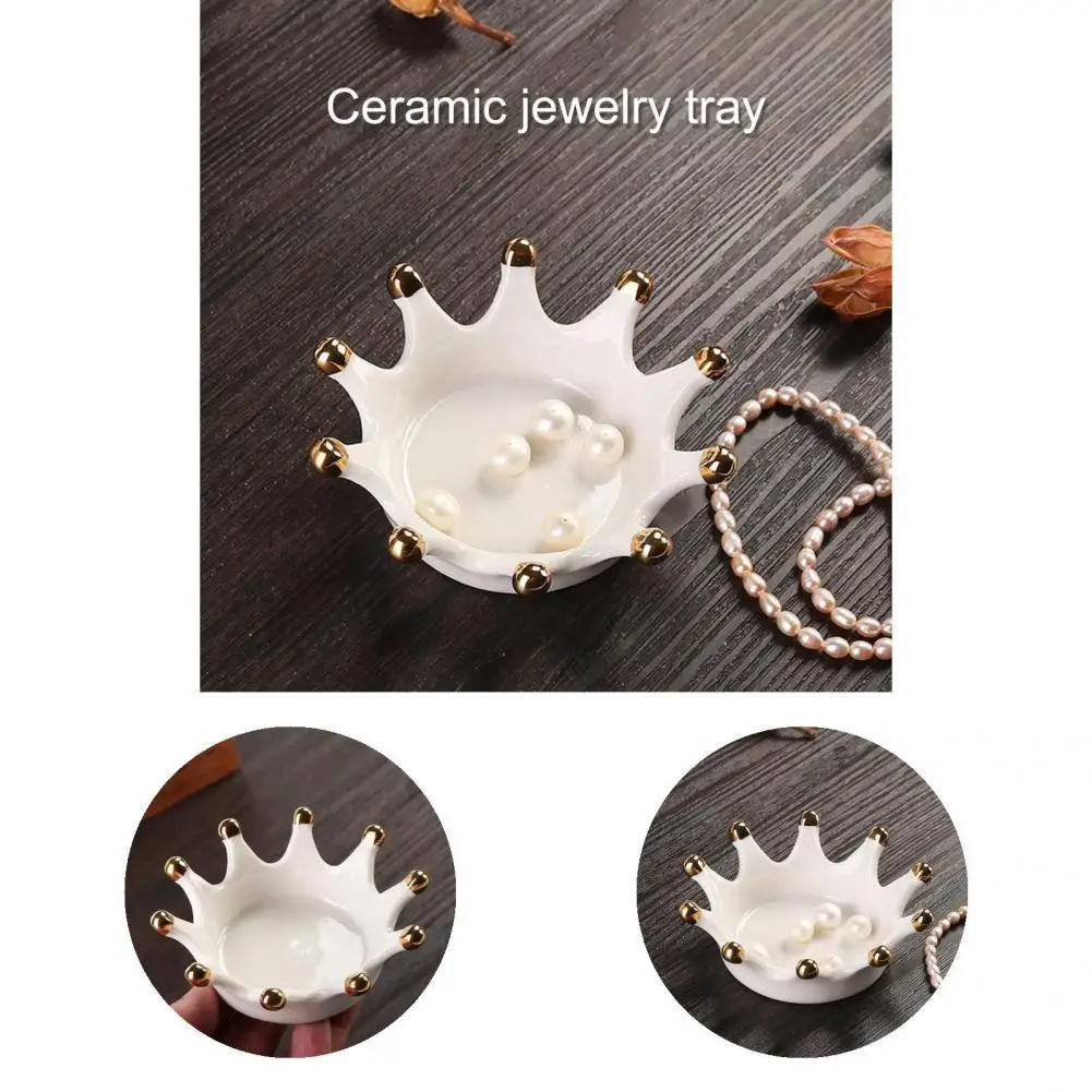 

Nice Looking Decorative Jewelry Display Organizer Trinket Tray for Girl