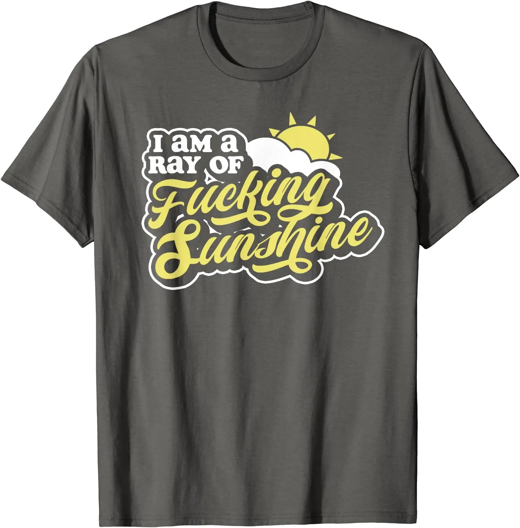 I Am a Ray of Sunshine Antisocial T-Shirt Anime Graphic T-shirts for Men Clothing Women Tees Y2K tops Unisex Summer Short Sleeve
