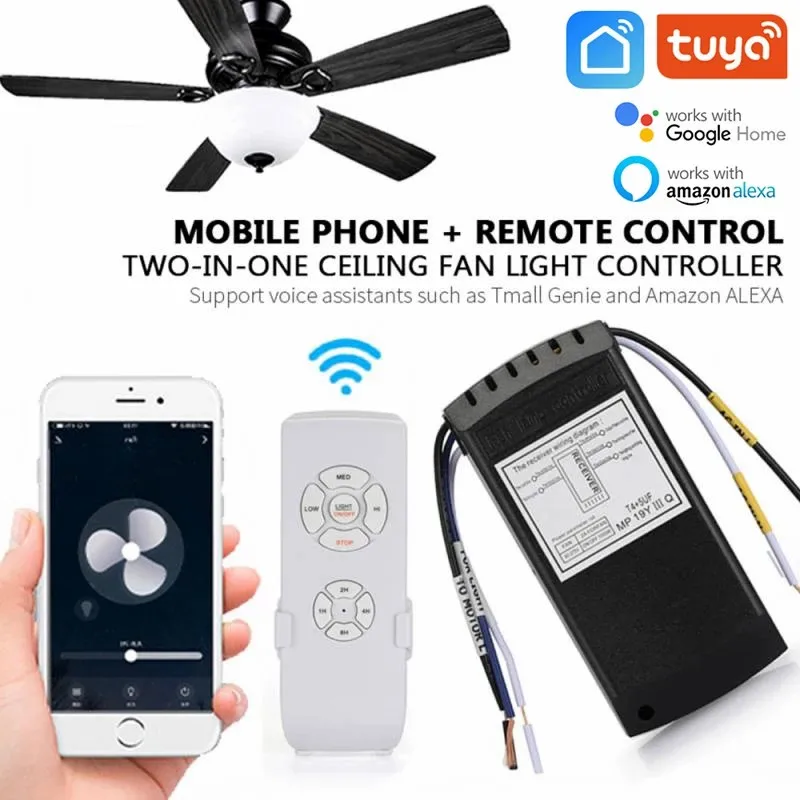 Control Kit App Control Smart Home Adjusted Wind Speed Work 