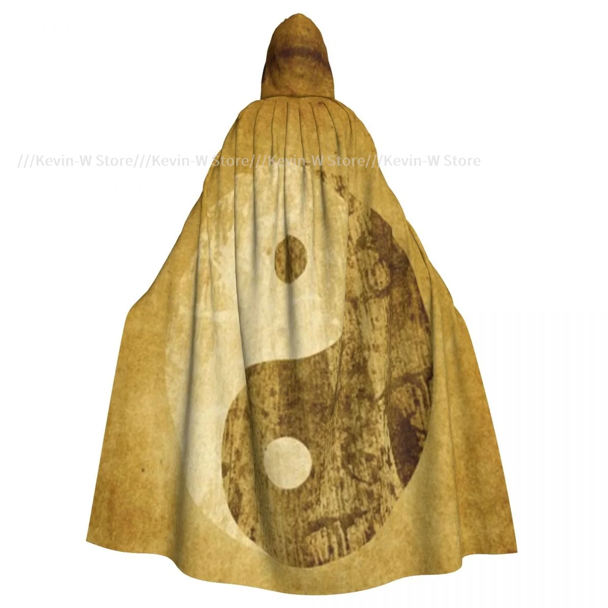 

Hooded Cloak Unisex Cloak with Hood Grunge Yin Yang Cloak Vampire Witch Cape Cosplay Costume