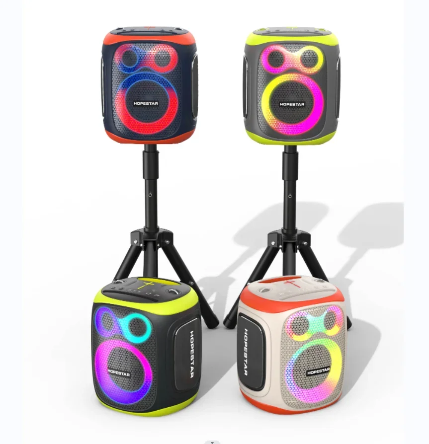 Караоке с микрофоном беспроводной динамик Bloototh 120 Вт высокая мощность динамики