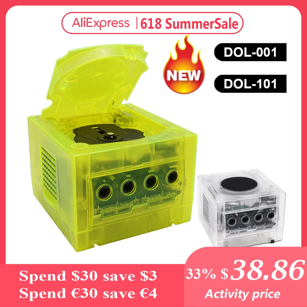 Housing Replacement Shell Case For Nintendo Gamecube NGC DOL-001 and DOL-101 Video Game Consoles Games Accessories
