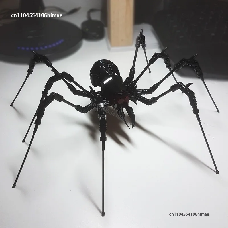 Фото НОВЫЕ Волшебные строительные блоки MOC «Черный скорпион» (модель паука), развивающая конструкторная игрушка для детей, подарок на Рождество и День рождения №3