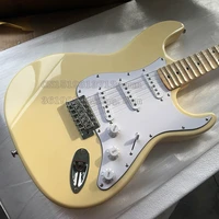 yngwie malmsteen cream yellow s t electric guitars groove scalloped maple fingerboard 2122 fretsalder body maple fingerboard