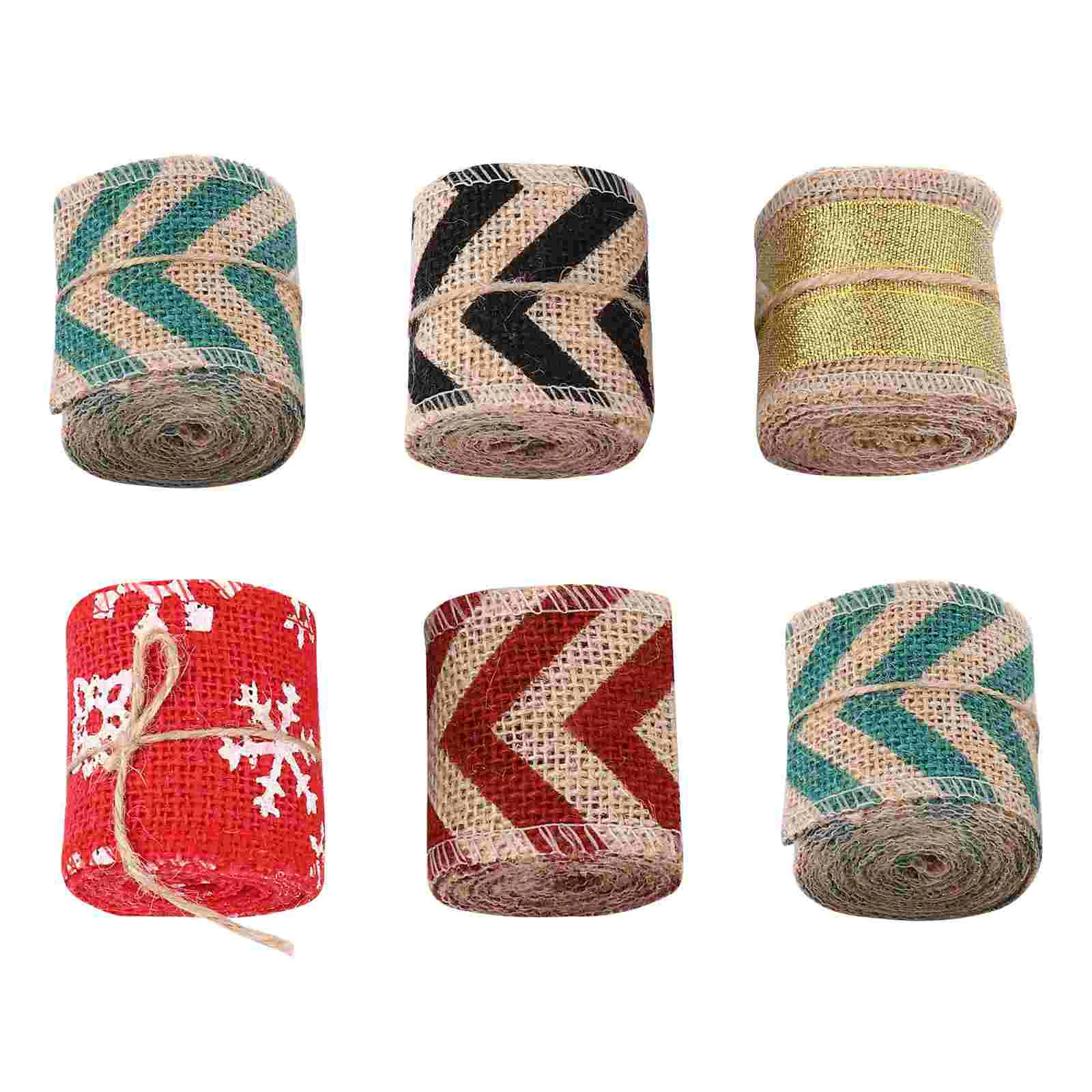 

8 Rolls Ribbon Band Colorful Xmas DIY Ribbon Gift Wrap Ribbon