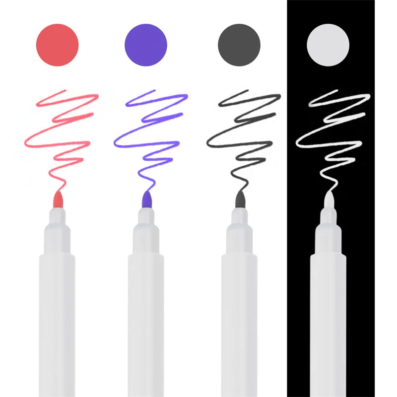 

4-цветный маркер для татуировок, маркер для татуировок с одной головкой, маркер для красоты, аксессуары для татуировок