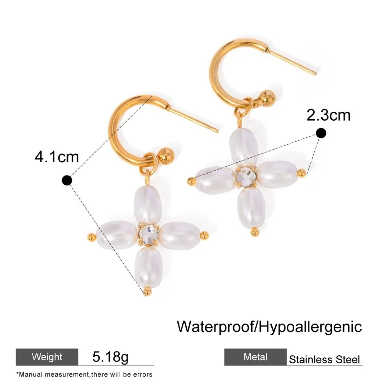 Новинка 2024 подвеска в виде креста Minar из натурального пресноводного жемчуга