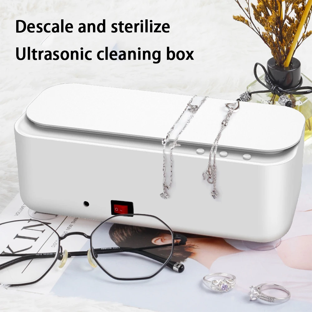 

Ultrasonic Cleaner Washer USB Rechargeable Mini Portable Glasses Jewelry Cleaner Box Machine Ultrasonic Washing Machine