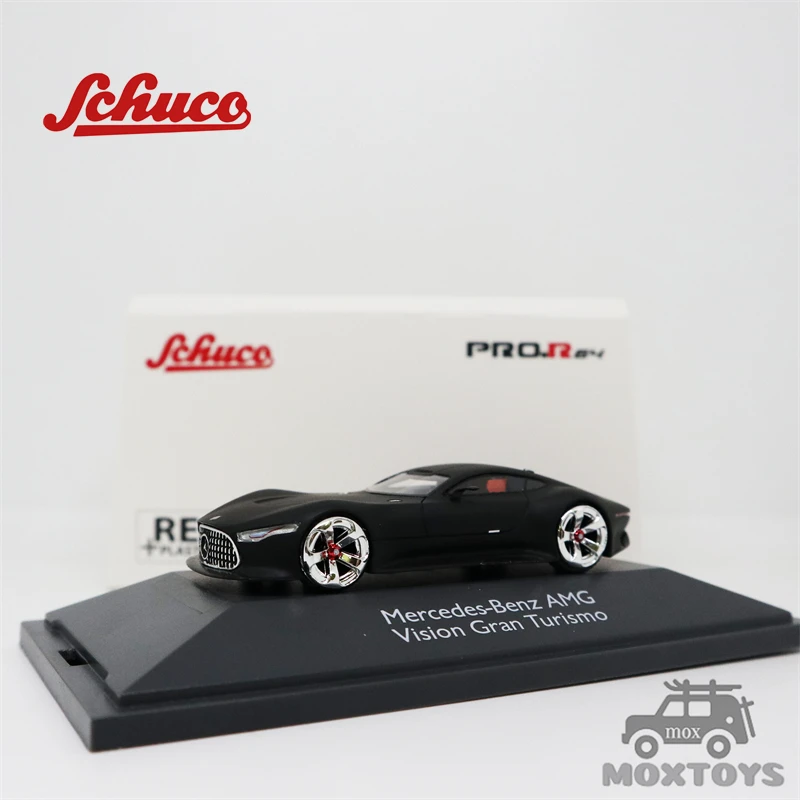 

Модель автомобиля Schuco 1:64 Мб Vision GT из матовой черной смолы