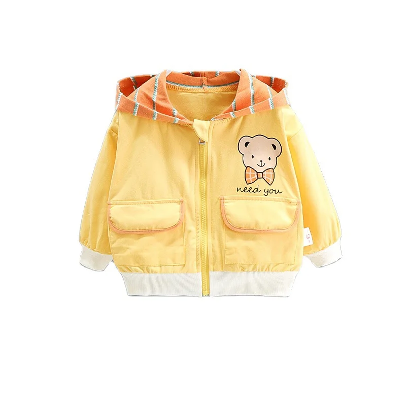

Spring Autumn New Baby Boy Girl Clothes Infant Fashion Children Cute Sports Hooded XSKJ002