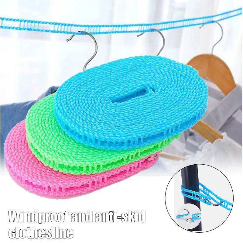 

Meters Windproof Rope Hanging 3/5/8/10 Outdoor For Drying Одежды Сушилка Dryer Clotheslines Clothes Non-slip Для Tendedero Nylon