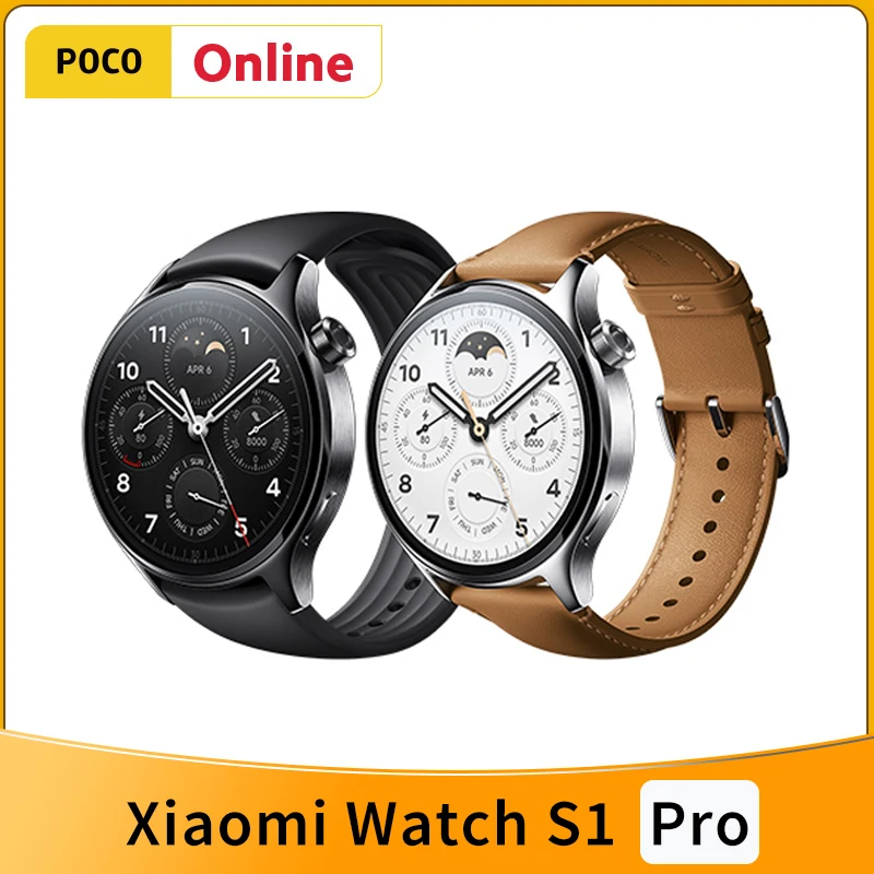

Смарт-часы Xiaomi Watch S1 Pro, 1,47 дюйма, AMOLED экран, пульсометр, GPS