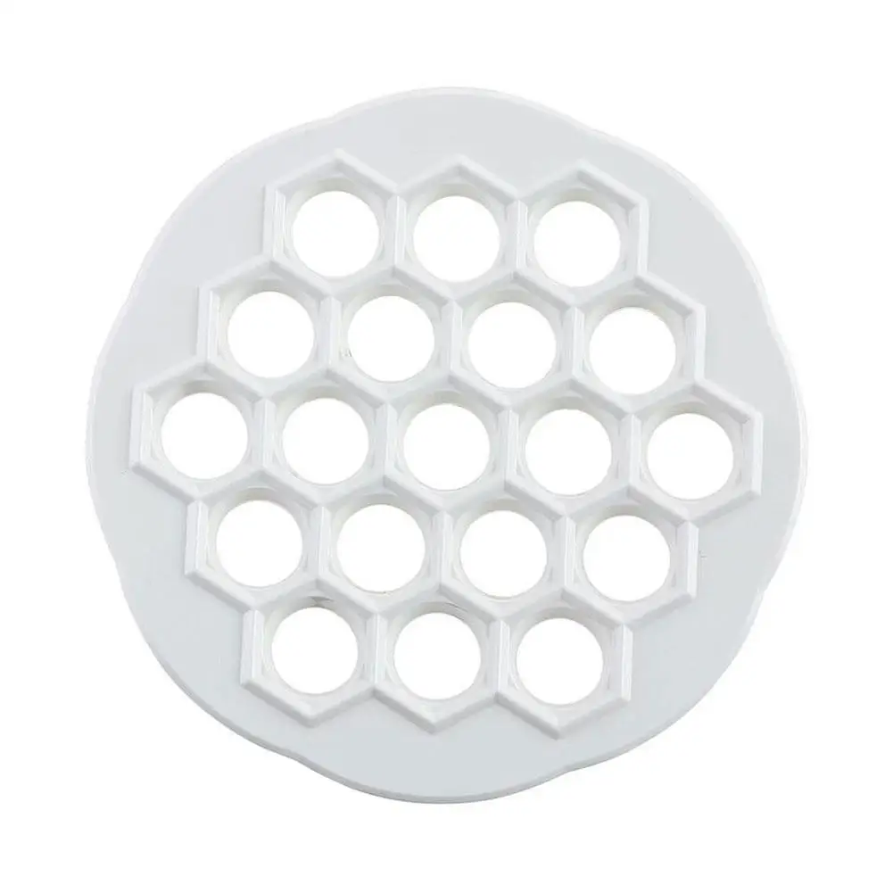 

Форма для пельменей 19 отверстий белая пластик