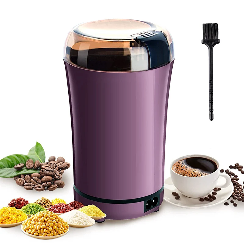 

Electric Coffee Grinder Mini Kitchen Salt Pepper Grinder Powerful Bean Spices Nut Seed Coffee Bean Grind Molinillo Cafe EU/US/UK