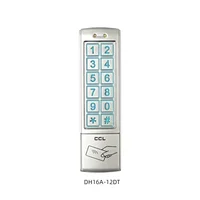 CCL RFID Standalone Access Control IP67 Waterproof Metal Keypad EM Card Reader Door Lock Opener Controler Watchdog Timer