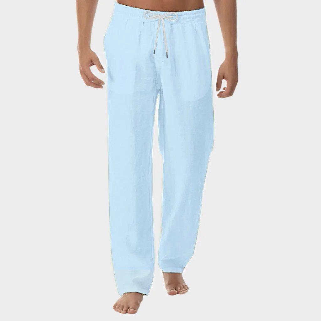 

Men's Trousers Style Fashionable And And Linen Summer Cotton Men's pants