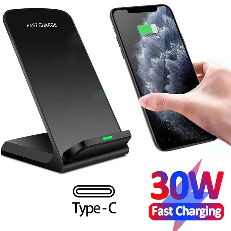 

30w Qi Fast Wireless Charging for Doogee S98 S70 S80 S90 S90C S95 S97 Pro S68 S88 Pro Plus V10 V20 Wireless Phone Charger Pad