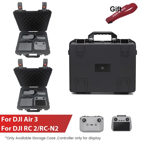 Противоударная коробка для чемодана Air 3, Жесткий Чехол, водонепроницаемое противоударное хранилище, аксессуары для DJI Air 3 Drone