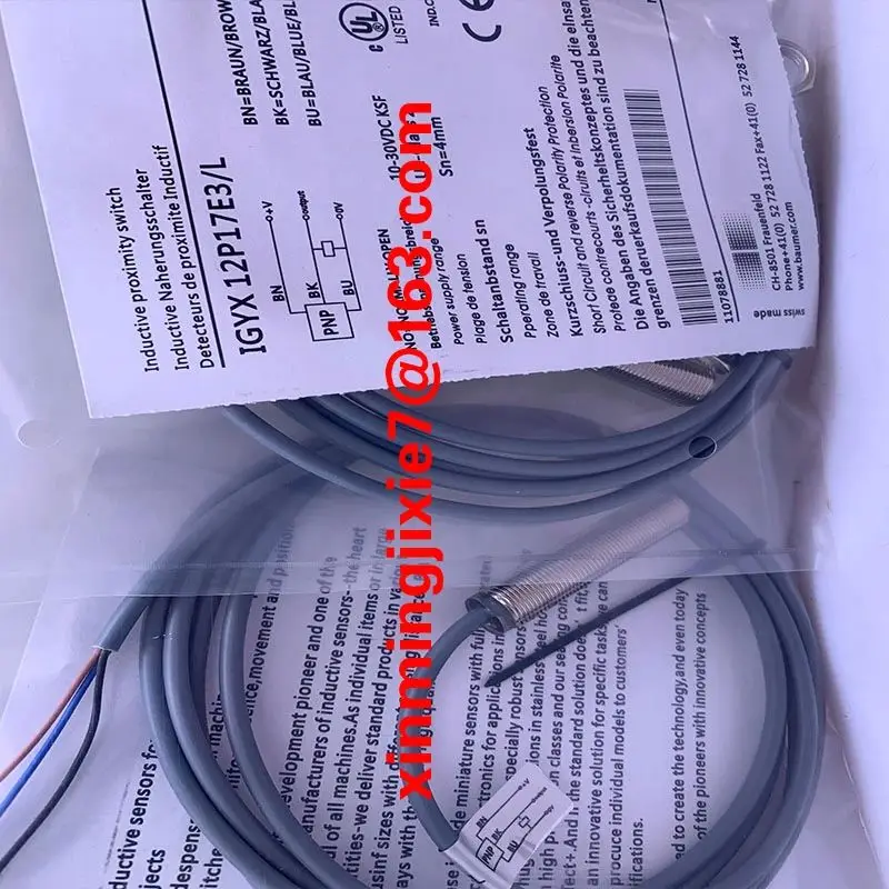 Фото Датчик IGYX 12N17E3/L IGYX 12N17B3/L IGYX 12P17B3/L IGYX 12P17E3/L IGYX 18P17B3/L IGYX 18N17B3/L, бесконтактный выключатель №1